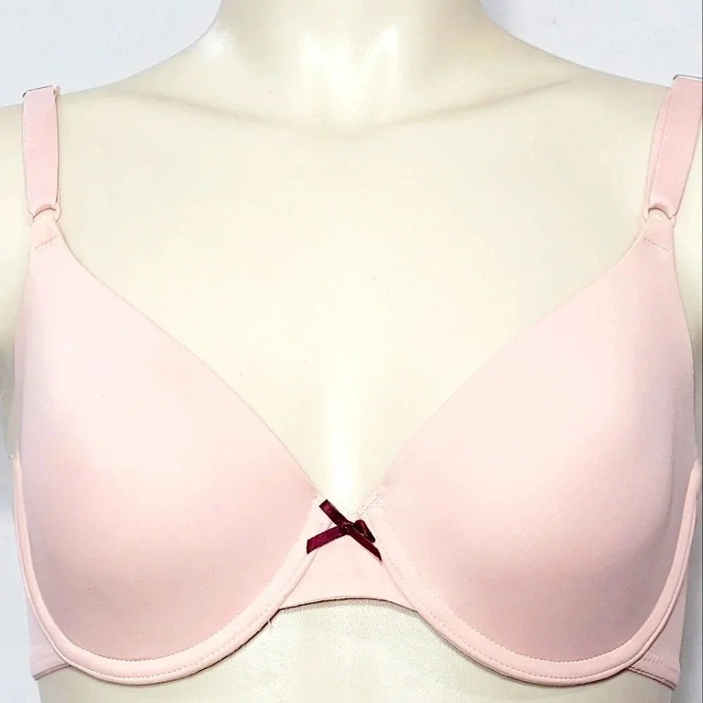 40DD Maidenform 5701 Self Expressions T-Shirt UW Bra Pink NWOT